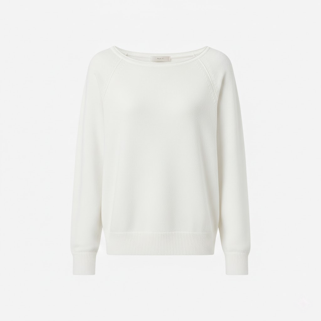 Boat Neck Lightweight Sweater